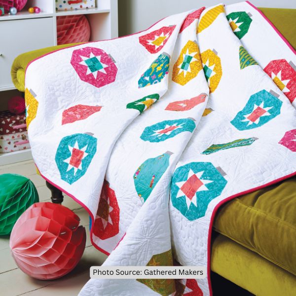 Bauble Quilt Idea from Gathered Makers