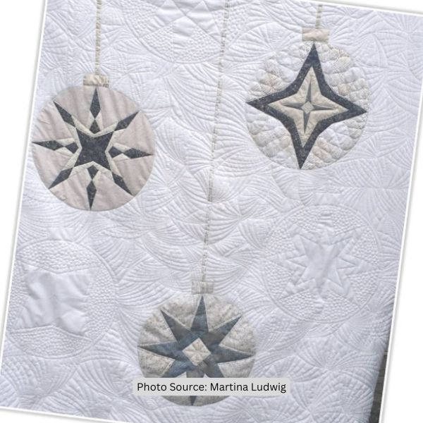 Bauble Quilt Idea from Martina Ludwig