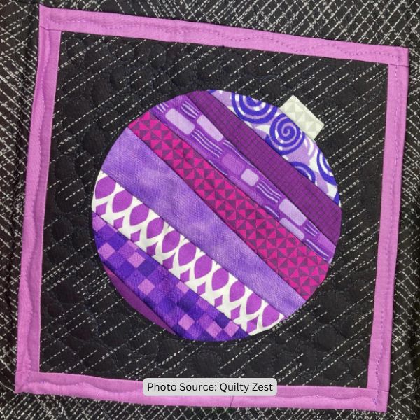 Bauble Quilt Idea from Quilty Zest