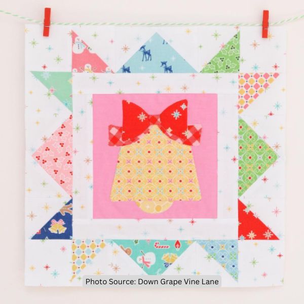 Bell Quilt Idea from Down Grape Vine Lane