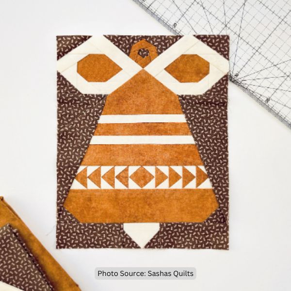 Bell Quilt Idea from Sashas Quilts