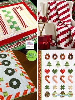 Candy Cane Quilt Patterns Roundup Featured Cover