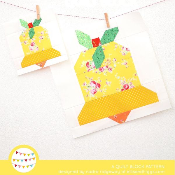 Christmas Bell Quilt Block Pattern - etsy