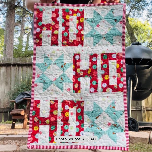 Christmas Greetings Quilt Idea from Alil1847