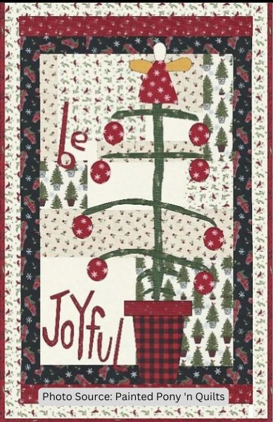 Christmas Greetings Quilt Idea from Painted Pony 'n Quilts