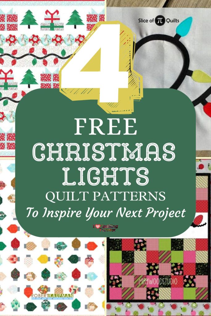 Christmas Lights Quilt Patterns Roundup 4 ILQF Pinterest