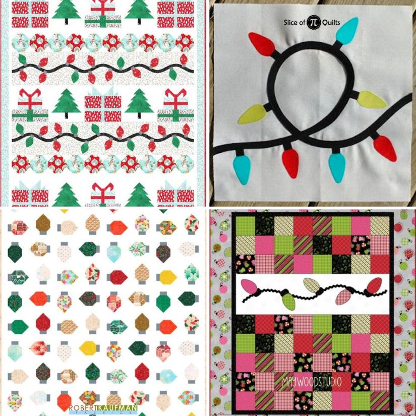 Christmas Lights Quilt Patterns Roundup Featured Cover