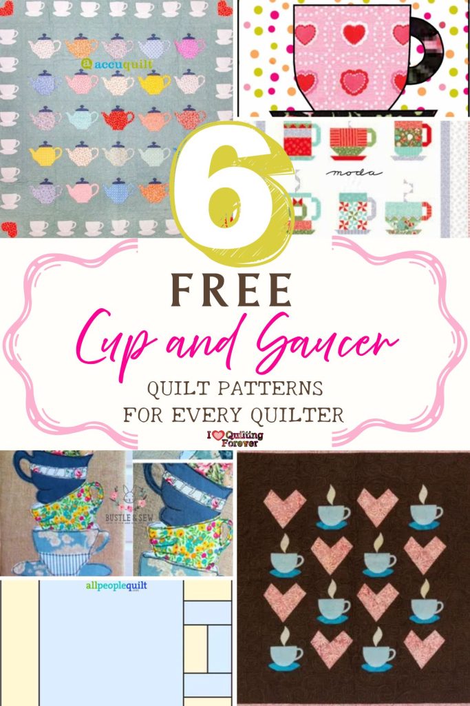 Cup and Saucer Quilt Patterns Roundup 1 ILQF Pinterest