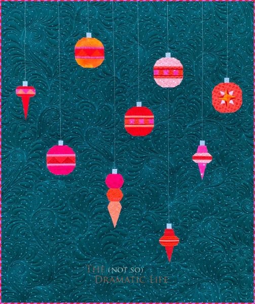 Festive Baubles Quilt Pattern - etsy