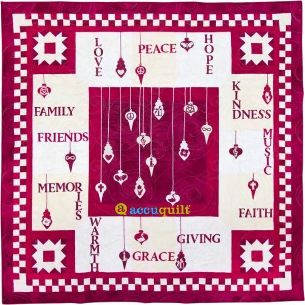 GO! The Twelve Gifts of Christmas Throw - free quilt pattern
