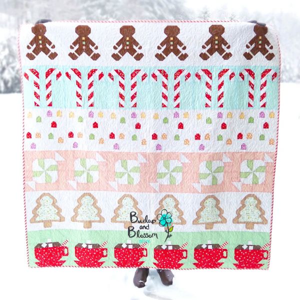 Gingerbread House Quilt Pattern - etsy