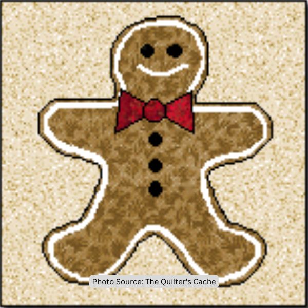 Gingerbread Man Wall Hanging - free quilt pattern