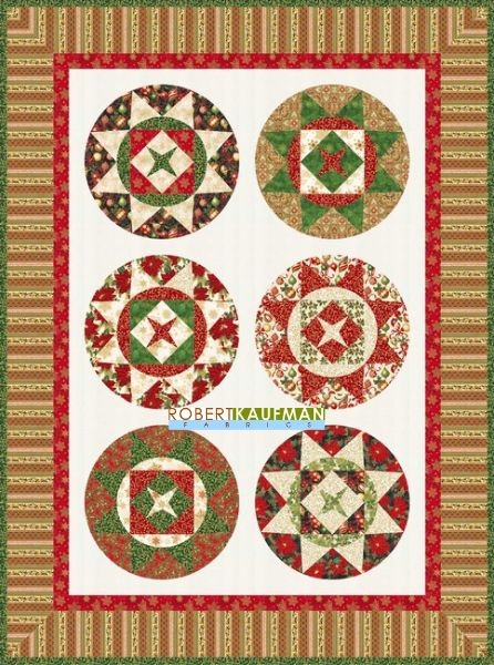 Holiday Baubles - free quilt pattern