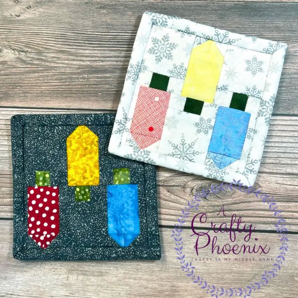 Holiday Lights Mini Quilt Pattern - etsy