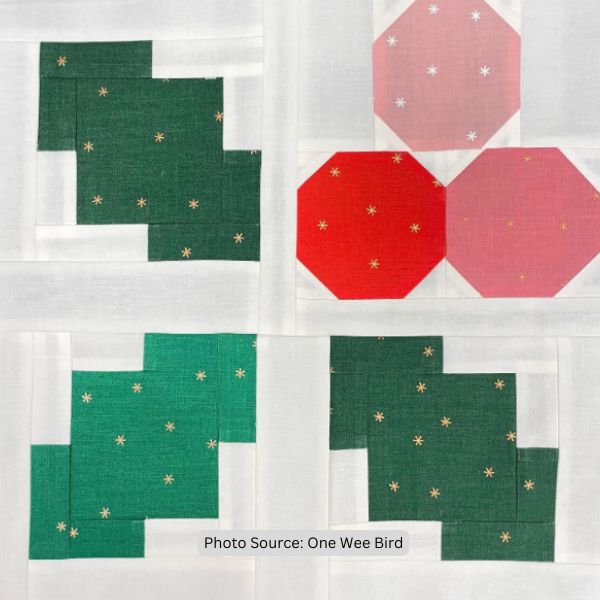 Holly Quilt Idea from One Wee Bird