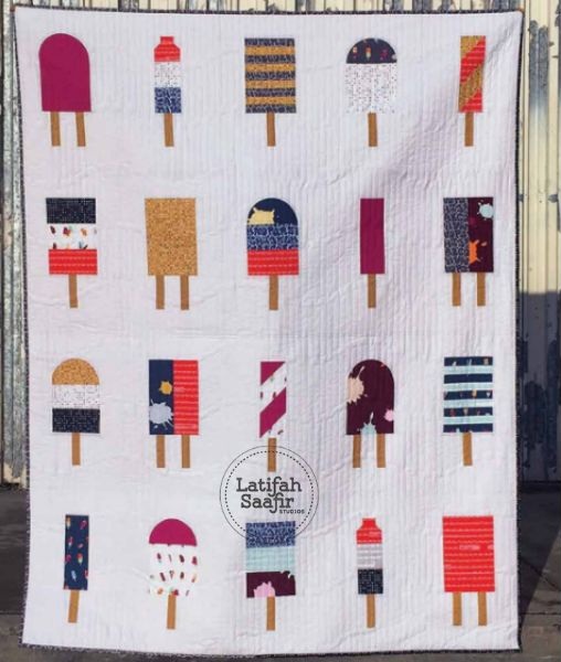 Ice Lollies - free quilt pattern