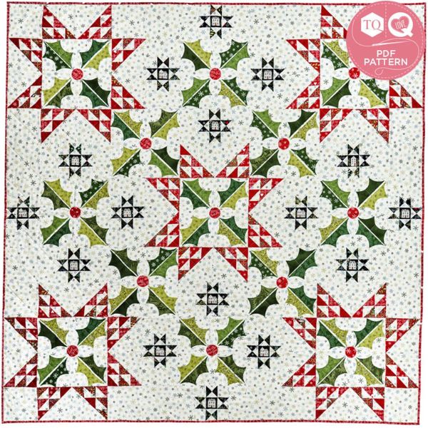 Jolly Holly Quilt Pattern - etsy