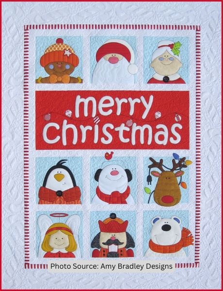 Merry Christmas Quilt Pattern - etsy