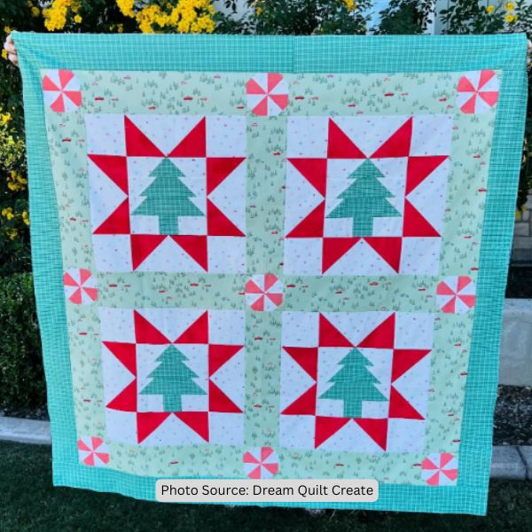 Peppermint Quilt Idea from Dream Quilt Create