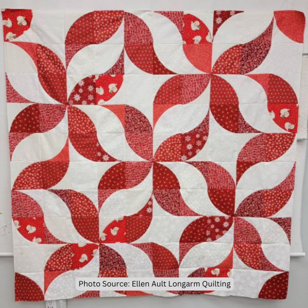 Peppermint Quilt Idea from Ellen Ault Longarm Quilting