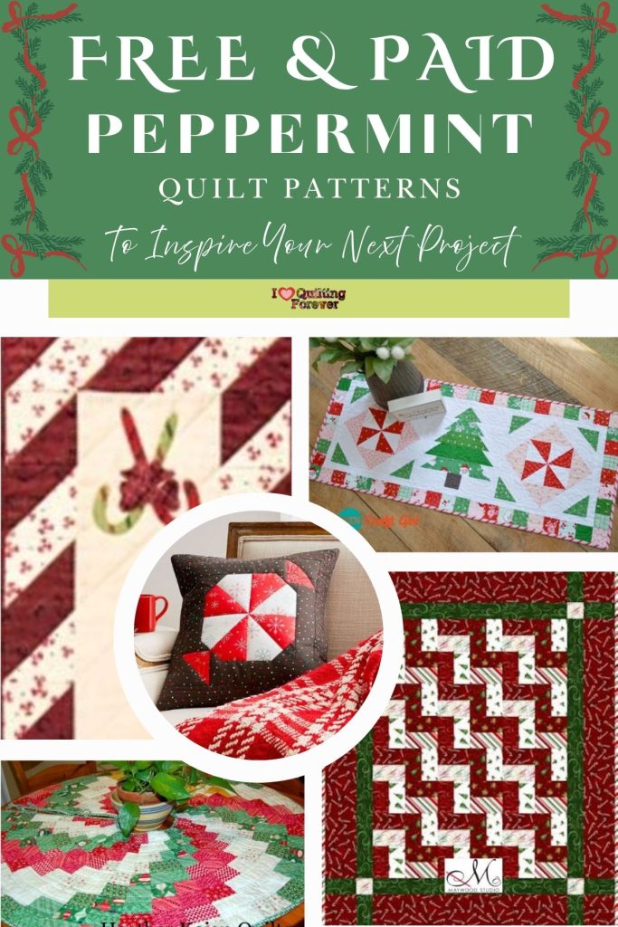 Peppermint Quilt Patterns Roundup 2 ILQF Pinterest