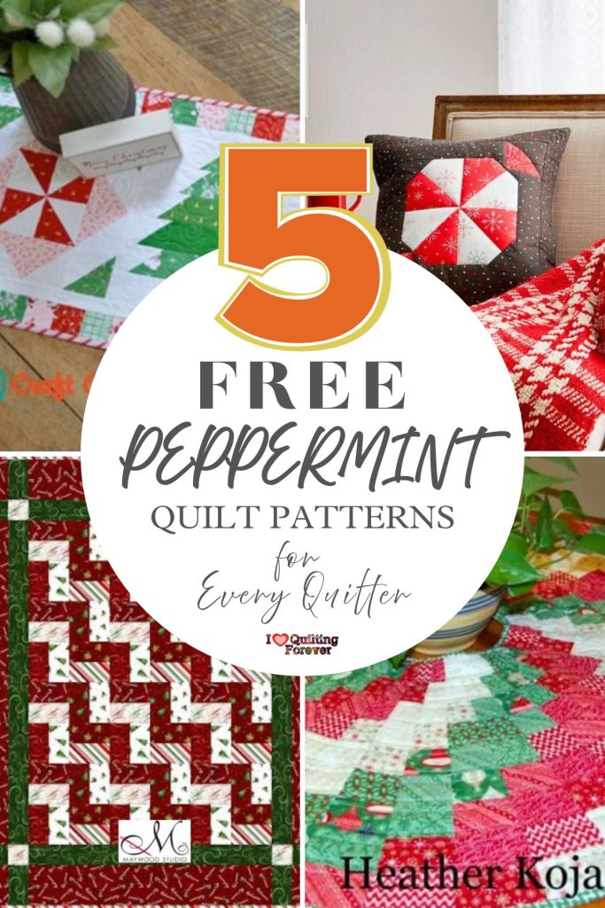 Peppermint Quilt Patterns Roundup 3 ILQF Pinterest