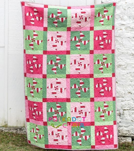 Peppermint Sparkler Quilt Pattern - etsy