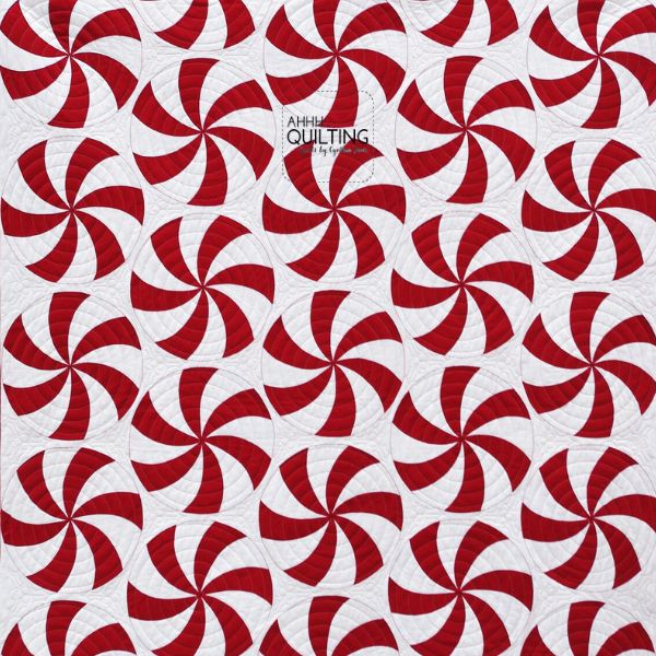 Peppermint Swirl Quilt Pattern - etsy