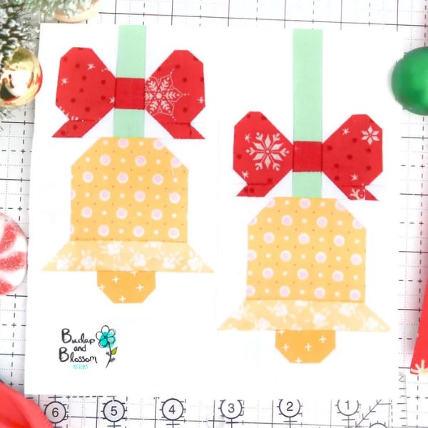 Ring The Christmas Bells Quilt Block Pattern - etsy