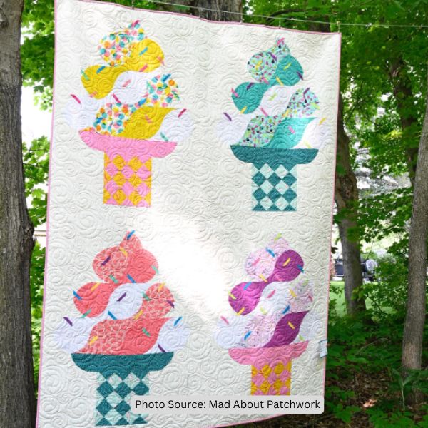 Sweet Treat Quilt Idea from Mad About Patchwork