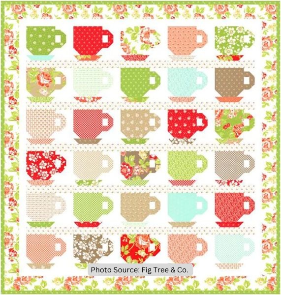 Tea for Two Quilt Pattern - etsy