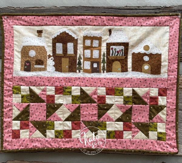Winter On Cottage Lane Quilt Pattern - etsy