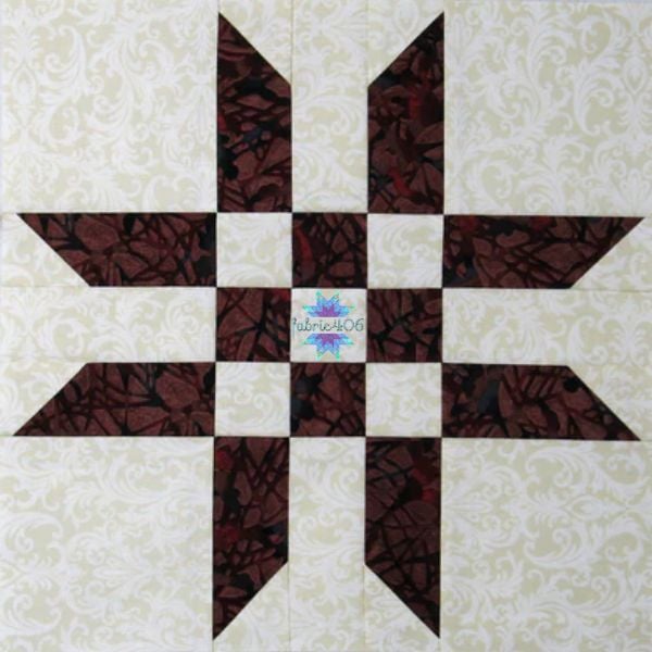 Easy Ribbon Star Block - free quilt pattern