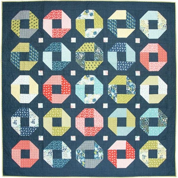 GO! Whirling Wrenches Throw - free quilt pattern