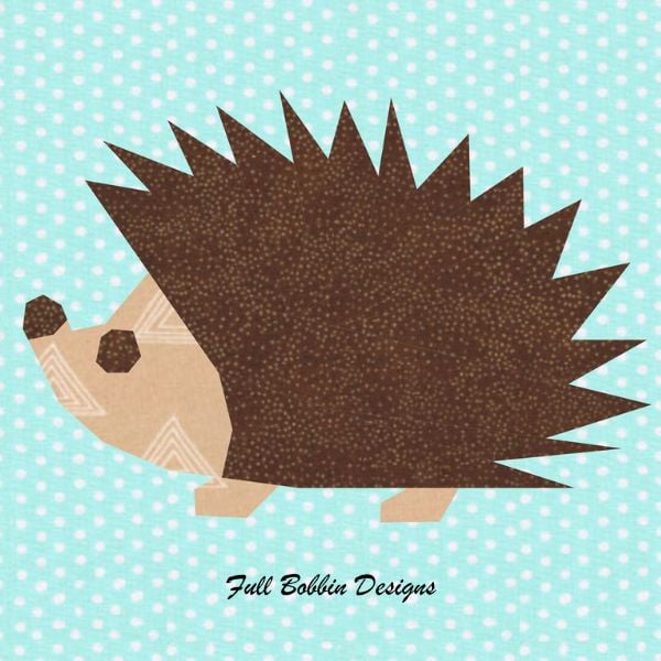 Hedgehog Quilt Block Pattern - etsy