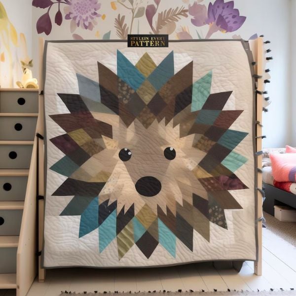 Hedgehog Quilt Pattern - etsy
