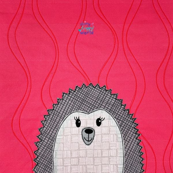 Heidi Hedgehog Applique Quilt Block Pattern - etsy