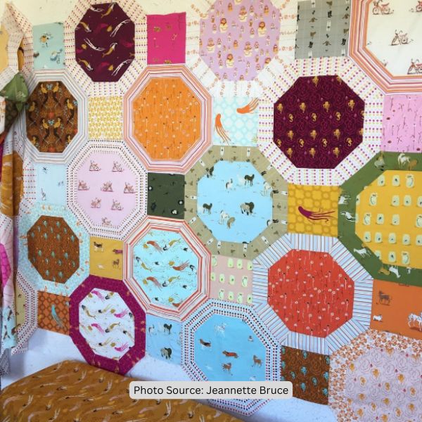 Octagon Quilt Idea from Jeannette Bruce