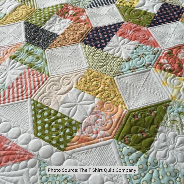 Octagon Quilt Idea from The T Shirt Quilt Company