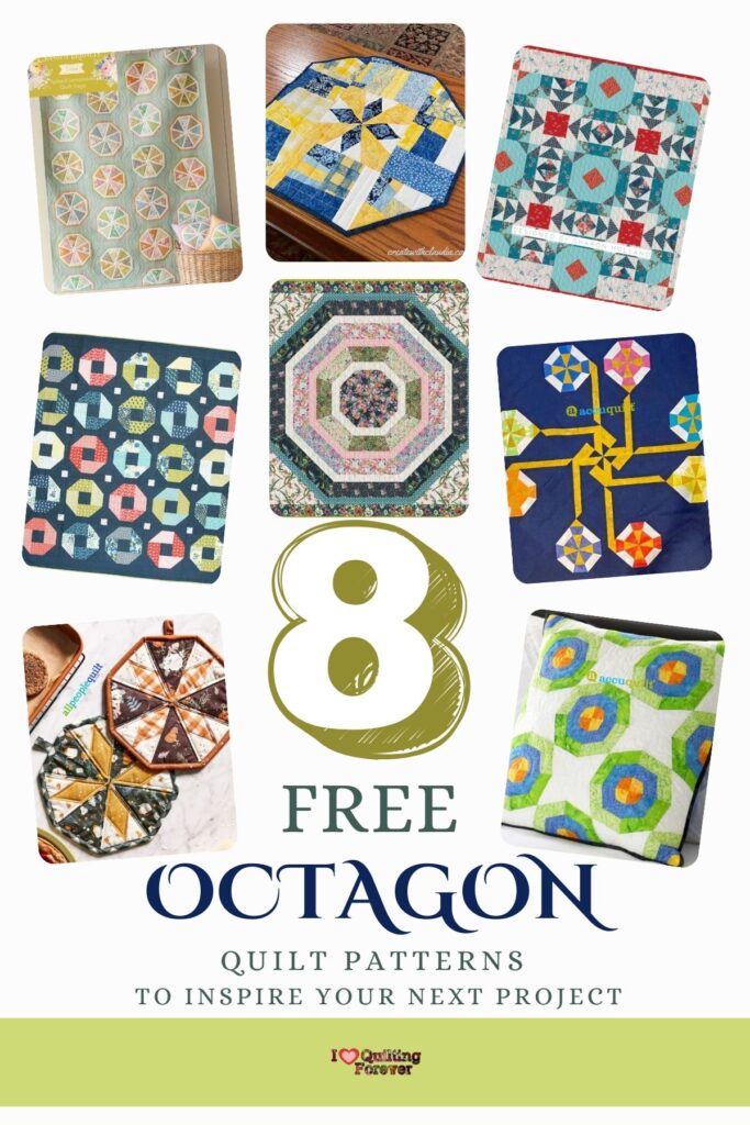 Octagon Quilt Patterns Roundup 2 ILQF Pinterest