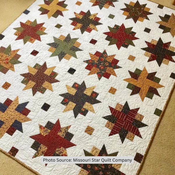 Ribbon Star Quilt Idea from Missouri Star Quilt Company