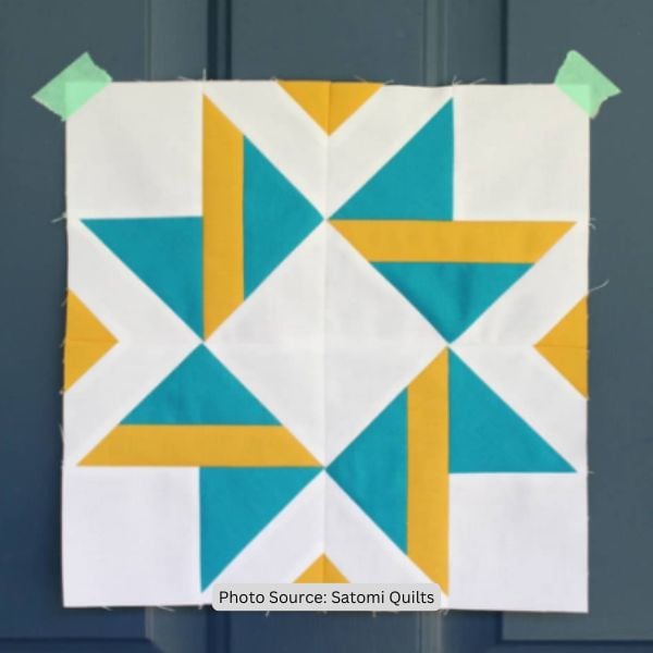 Ribbon Star Quilt Idea from Satomi Quilts