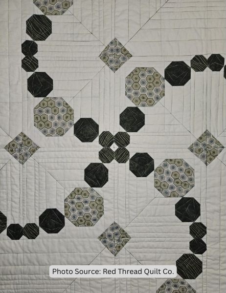 Ripple Effect Octagon Quilt Block Pattern - etsy
