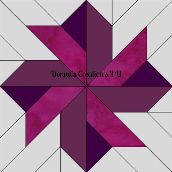 Star Ribbon No Y Seam Quilt Block Pattern - etsy