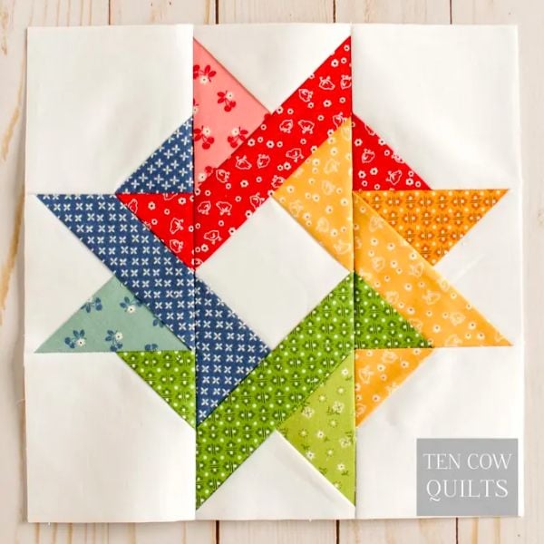 Star Wreath Foundation Paper Piecing Pattern - etsy