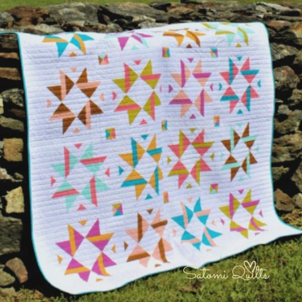 Striped Ribbon Star Quilt Pattern - etsy