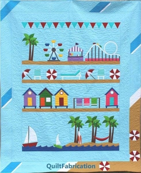 Beach Boardwalk Quilt Pattern - etsy