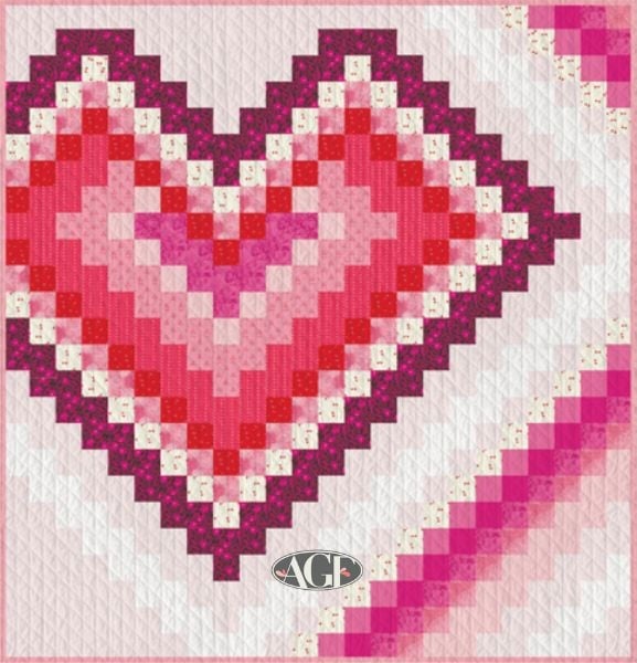 Beating Heart - free quilt pattern