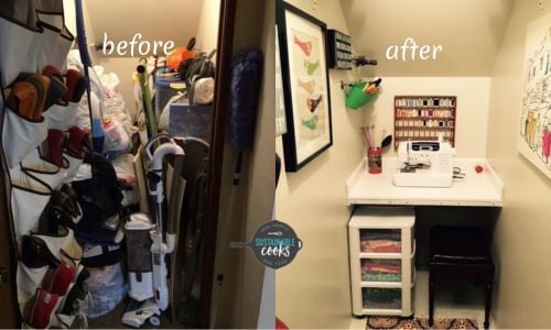 Budget-Friendly Nook - Sewing Room Makeovers