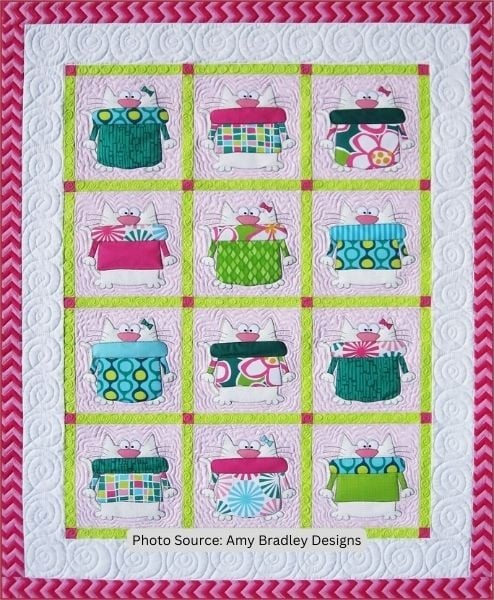 Cats Quilt Pattern - etsy